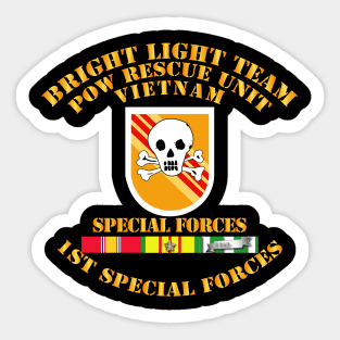 Bright Light Tm Flash 1st SFG w Map Vietnam SVC Sticker